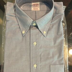 Brooks Brothers Blue Dress Shirt Classic Style